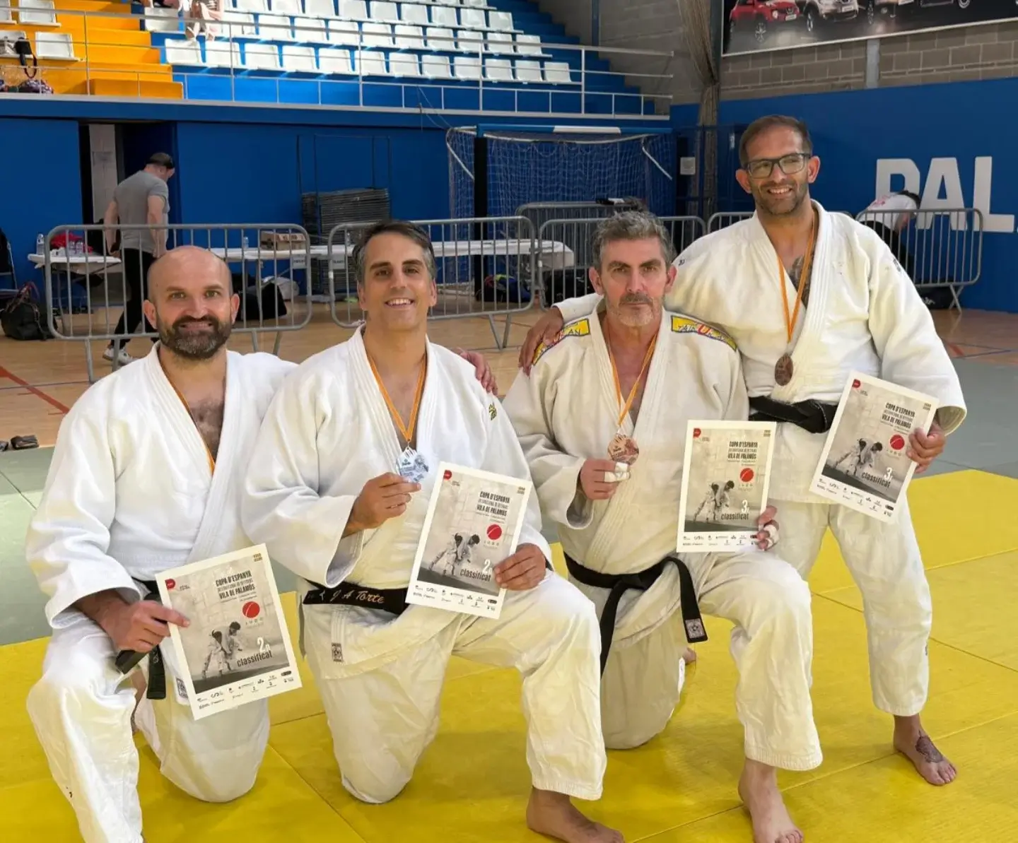 Veteranos de Judo Taikukan en entrenamiento, Palma